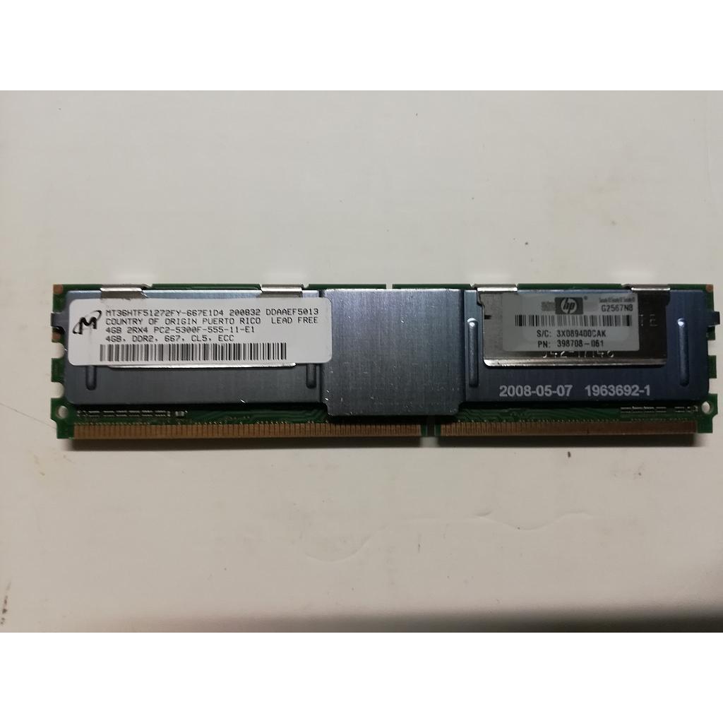 DDR2 DIMM Micron PC2-5300F 4GB