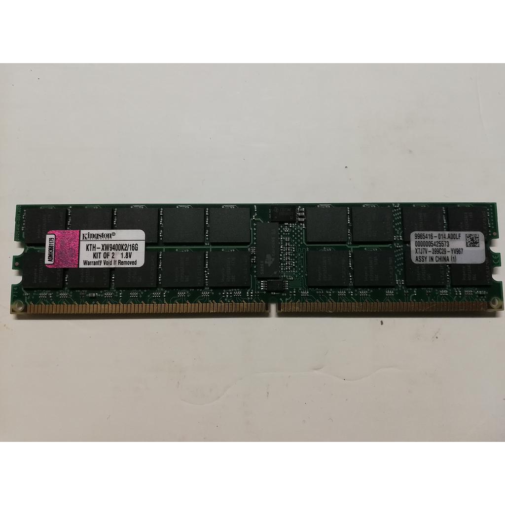 DDR2 DIMM Kingston PC2-5300 16GB (2x 8GB)